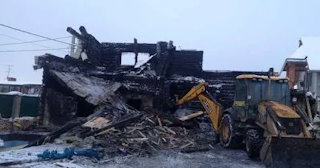 Демонтаж сгоревших зданий в Полысаево | Сварной-Плс - снос после пожара от 1050 рублей
